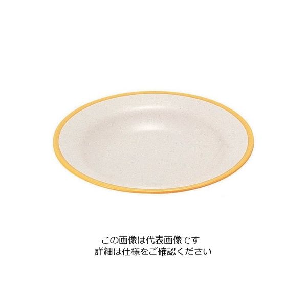 遠藤商事 二色カレー皿 SW-127 内ストーン