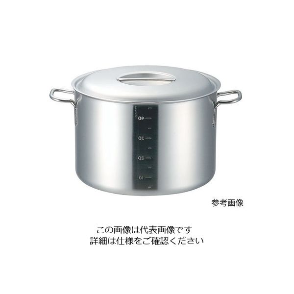 本間製作所 プロデンジ 半寸胴鍋 目盛付 36cm(25.0L) 62-8157-66 1個（直送品）