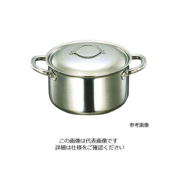 アズワン プロシードII 深型両手鍋 24cm 62-8165-45 1個（直送品）