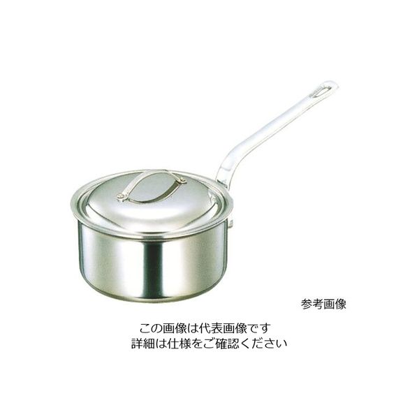 アズワン プロシードII 深型片手鍋 22cm 1個 62-8165-49（直送品）