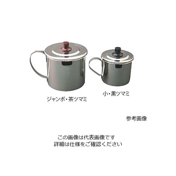 アズワン お好みソースポット(モリブデン鋼)ジャンボ 茶ツマミ 62-8236-21 1個（直送品）