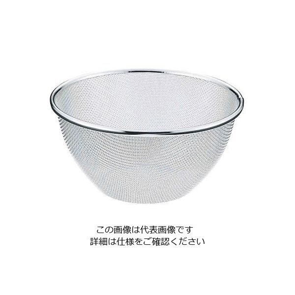 新越ワークス TSステンレス頑丈なザル 深型 (12メッシュ)15cm 63-1249-94 1個（直送品）