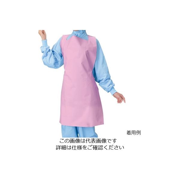 ホワイトマックス レッジェーロン ウレタンエプロン ミニタイプ ピンク E-56 P 1枚 62-9849-29（直送品）