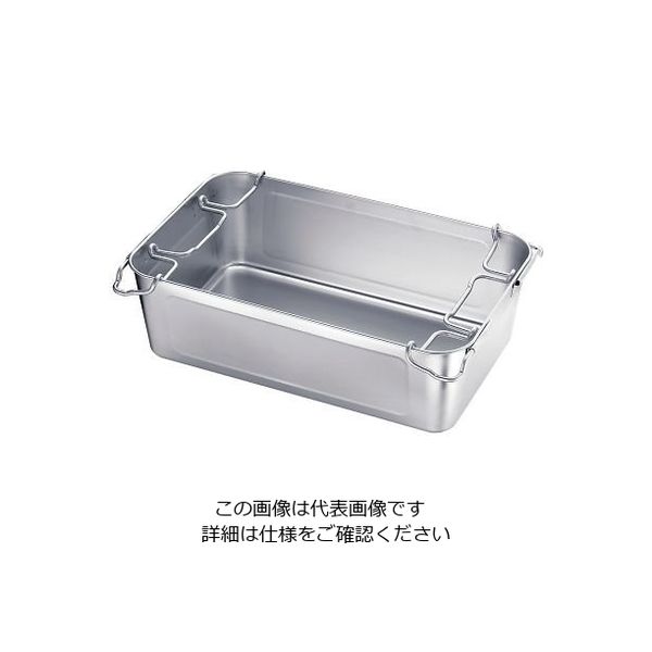 イケダ 18ー8 ストッパー付運搬バット H185型 63-1248-98 1個（直送品）