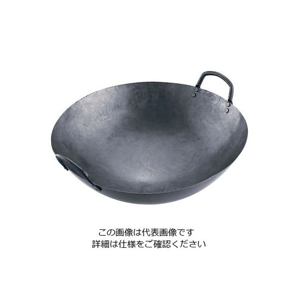 遠藤商事 陳枝記 両手鉄鍋 17インチ WKI017 1個 63-1252-24（直送品）