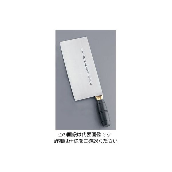 遠藤商事 陳枝記 カラー中華包丁 ブラック KF1912BK 1本 63-1252-68（直送品）