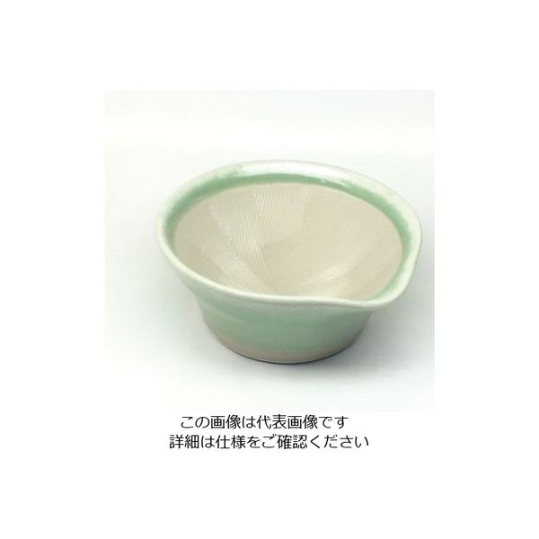 元重製陶所 離乳食にも使えるカラーすり鉢 若草色 63-1252-91 1個（直送品）