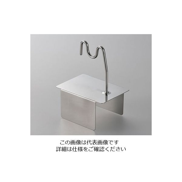 日本メタルワークス IKD 18ー8抗菌アイススコップレスト 差込用 63-1255-81 1個（直送品）