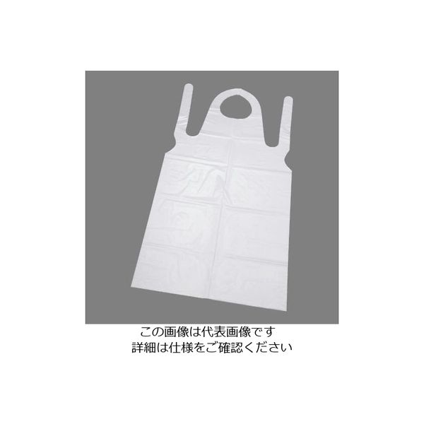 フジリンクス サニリンク エンボス クリーンエプロン L クリア(50枚入) No.701 1セット(50枚) 63-1259-06（直送品）