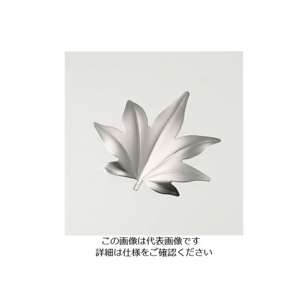 遠藤商事 18ー8葉枝(はし)おき 紅葉 シルバー 63-1261-03 1個（直送品）