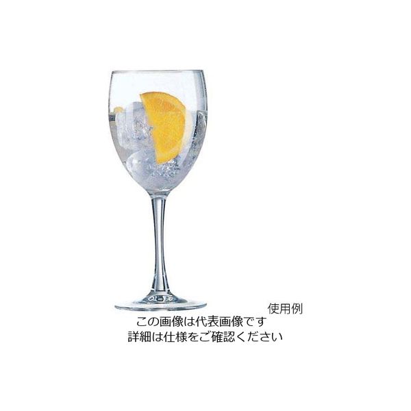 ARC International プリンセサ ステムグラス 420cc 6ヶ入 J4155 1セット(6個) 63-1263-49（直送品）