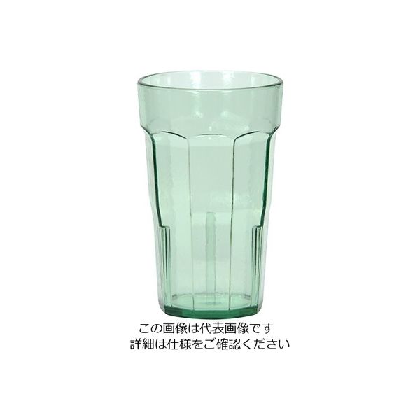 丸山ステンレス PR プラスチックカップ12オンス グリーン 10001304 1個 63-1289-32（直送品）