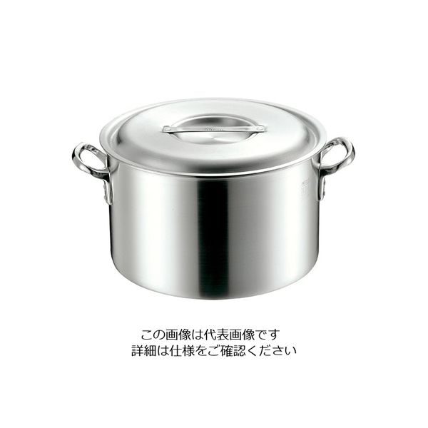 エムテートリマツ プロガストアルミ半寸胴鍋(目盛付) 27cm 63-1416-62 1個（直送品）