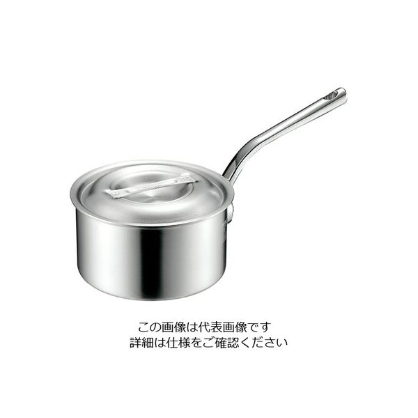 エムテートリマツ プロガストアルミ深型片手鍋(目盛付) 18cm 63-1416-78 1個（直送品）