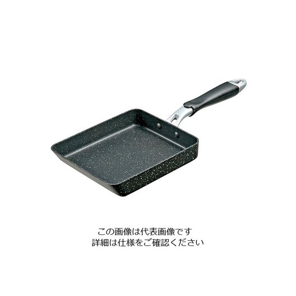 エムテートリマツ IHマーブル玉子焼 Light(四角底圧着) 15×18cm 63-1418-58 1個（直送品）