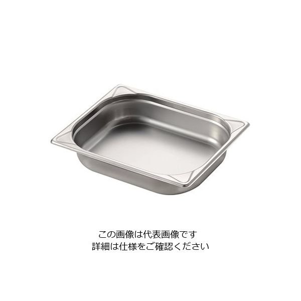 エムテートリマツ ステンレスGNパン 1/2 40mm EM8012040E 1個 63-1419-77（直送品）