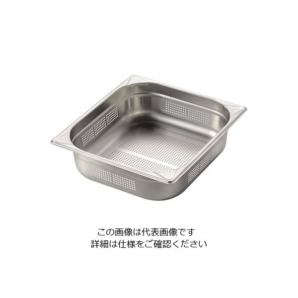 エムテートリマツ 18-8GNパン（穴明） 2/3 40mm EM8023040PF 1個 63-1420-53（直送品）