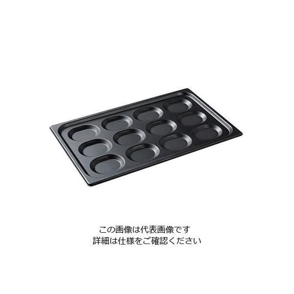 エムテートリマツ ALオーバルパンnonstick 12個 AL1030N12 1個 63-1420-94（直送品）