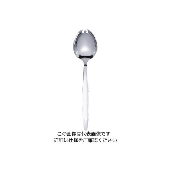 アズワン 松印18ー0給食用先割スプーン(穴明) 150mm 63-1425-61 1個（直送品）