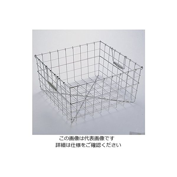 エムテートリマツ 18ー8食器篭 37×25×20cm テーパー付 B-7 1個 63-1426-17（直送品）