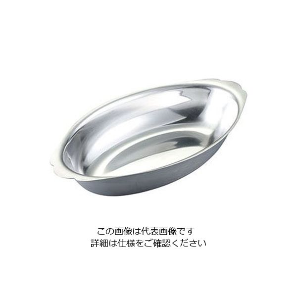 イケダ IKD 18ー8グラタン皿 深型 324009 1個 63-1700-69（直送品）