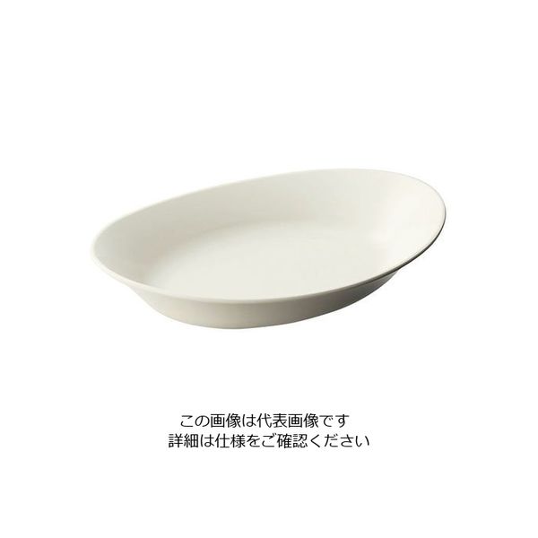 台和 カフェプレートセレクション オーバルプレート SSー910 アイボリー(IV) 319365 1個 63-1726-84（直送品）