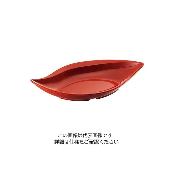 台和（Daiwa） カフェプレートセレクション ワイドリーフプレート MDM-96 赤マーブル（R） 319368 63-1726-88（直送品）