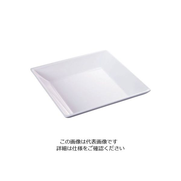 台和 スクウェアスープ皿 白 SSー11ーW 319346 1個 63-1735-96（直送品）