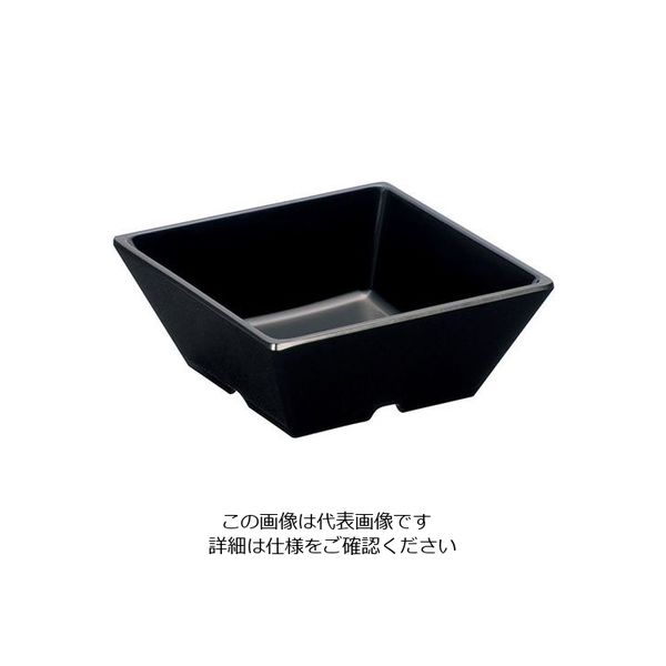 台和（Daiwa） スクウェア小鉢 黒 10cm SS-24-BK 319354 1個 63-1735-98（直送品）