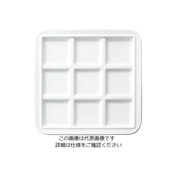 台和 パズルプレート キュウプレート CHー9 白(W) 319300 1個 63-1746-86（直送品）