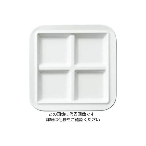 台和 パズルプレート ヨンプレート CHー4 白(W) 319304 1個 63-1746-89（直送品）