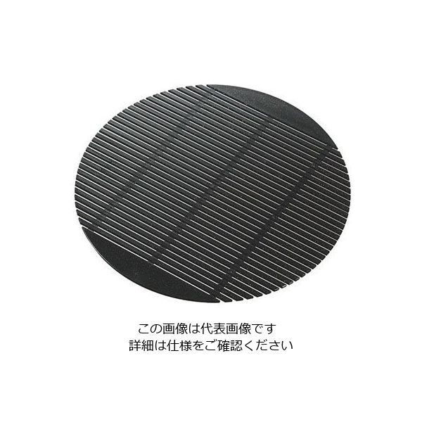 新越ワークス 抗菌銀の麺すのこ(1枚入) 小 ブラック 320381 1枚 63-1764-45（直送品）