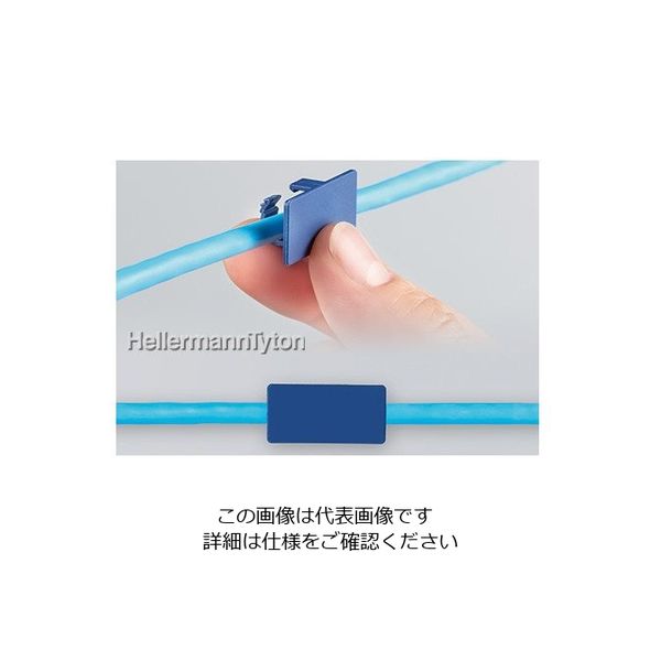 ヘラマンタイトン メタルコンテントクリップ 100個入 MCMC5-BLU 1袋(100個) 63-2536-45（直送品）