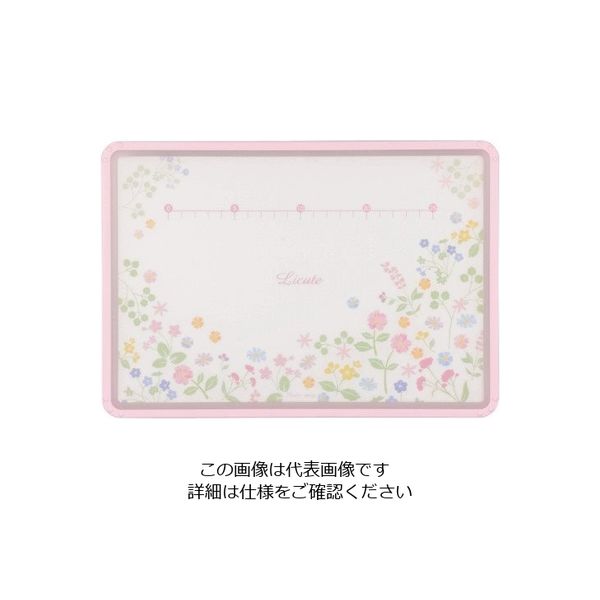 パール金属 Licute 軽くて滑りにくいまな板 フラワーダイアリー C-1237 1枚 63-2746-48（直送品）
