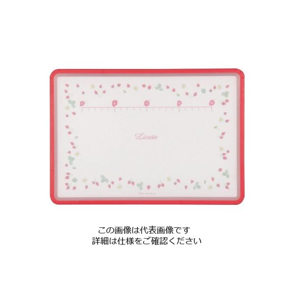 パール金属 Licute 軽くて滑りにくいまな板 プチストロベリー C-1239 1枚 63-2746-50（直送品）