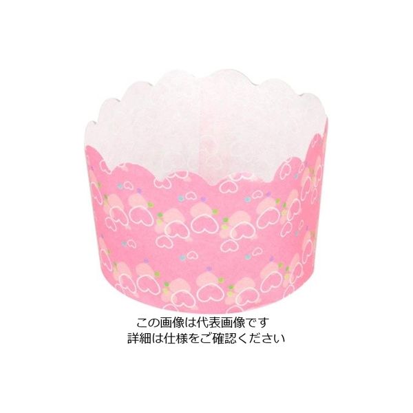 パール金属 ベイクイージー 紙製マフィンカップ 70mm(しゃぼんハート) 12枚入 D-2676 1袋(12枚) 63-2749-13（直送品）