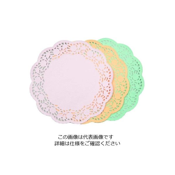 パール金属 アレンジDECO カラーレースペーパー 24cm 15枚入 D-1143 1袋(15枚) 63-2747-96（直送品）