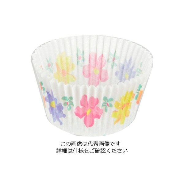 パール金属 ベイクイージー 紙製カップケーキ焼型 75mm(フラワー) 50枚入 D-2684 1袋(50枚) 63-2749-21（直送品）