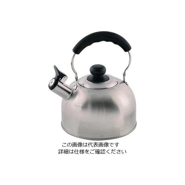 パール金属 ヒートアップII ステンレス製笛吹きケットル 2.4L HB-1150 1個 63-2756-64（直送品）