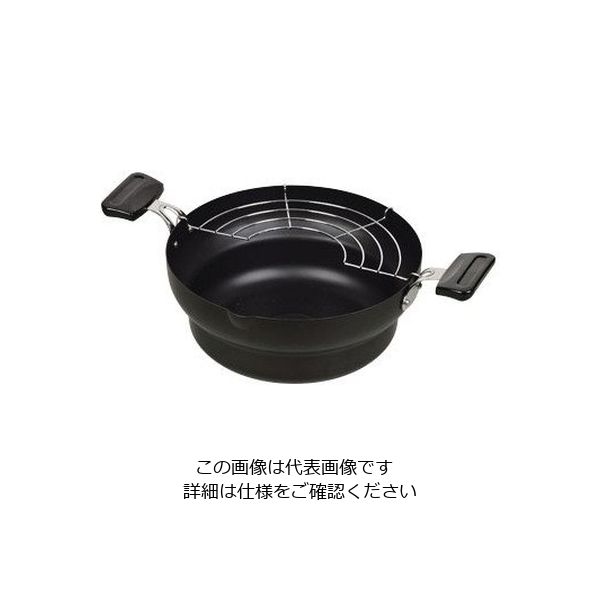 パール金属 NEW楽天家 鉄製段付天ぷら鍋 24cm HB-2520 1個 63-2761-49（直送品）