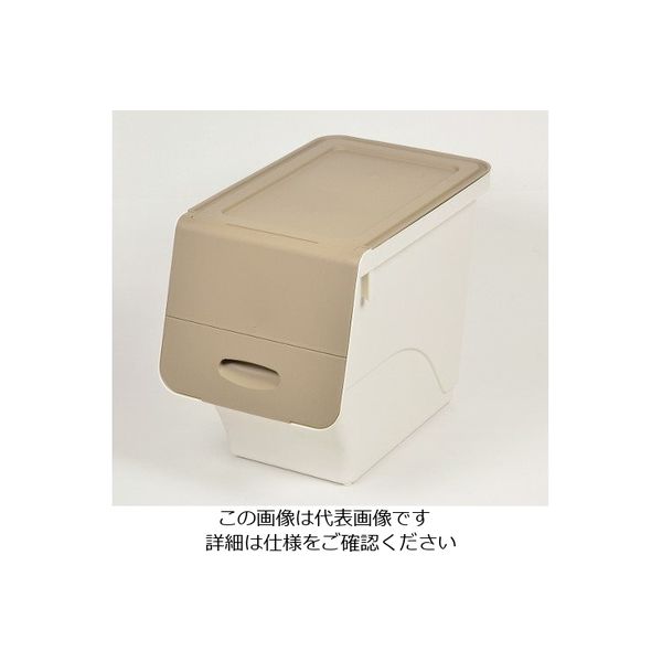 パール金属 キッチンフタ付ストッカー スリムL ブラウン HB-2534 1個 63-2761-63（直送品）