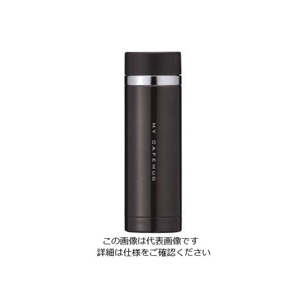 パール金属 プレミアムマイカフェスリム ダイレクトマグ 300mL レザーブラック H-6934 1本 63-2754-08（直送品）