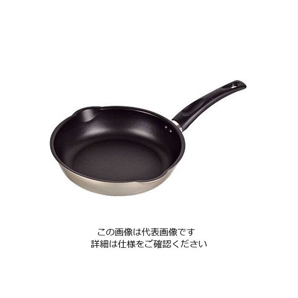 パール金属 軽わざパン ふっ素加工両口深型フライパン 24cm HB-1304 1枚 63-2757-01（直送品）