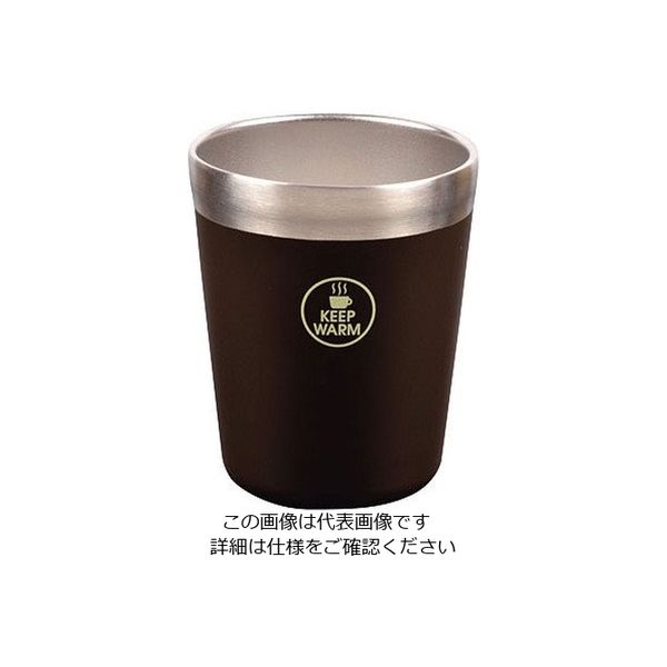 パール金属 真空コンビニカップ M ブラウン HB-1337 1個 63-2757-25（直送品）