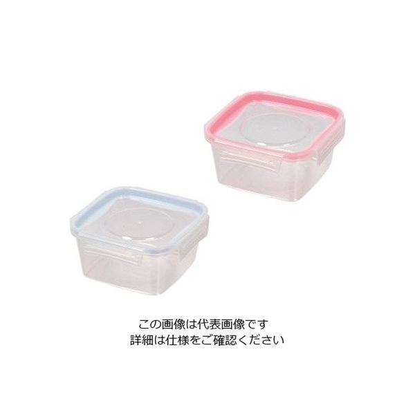 パール金属 NEWキープロック 洗いやすい保存容器 正方形 L 2個組 HB-1428 1パック(2個) 63-2757-70（直送品）