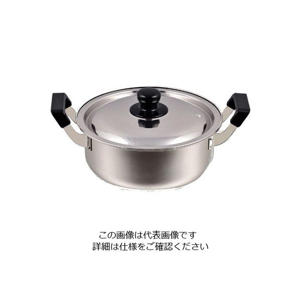 パール金属 NEWだんらん ステンレス製大型鍋 24cm HB-1793 1個 63-2758-78（直送品）