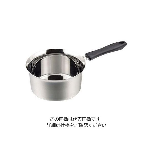 パール金属 メイドインジャパン ステンレス製注ぎやすい行平鍋 14cm HB-1886 1個 63-2759-06（直送品）