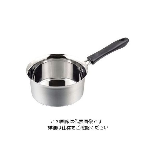 パール金属 メイドインジャパン ステンレス製注ぎやすい行平鍋 16cm HB-1887 1個 63-2759-07（直送品）