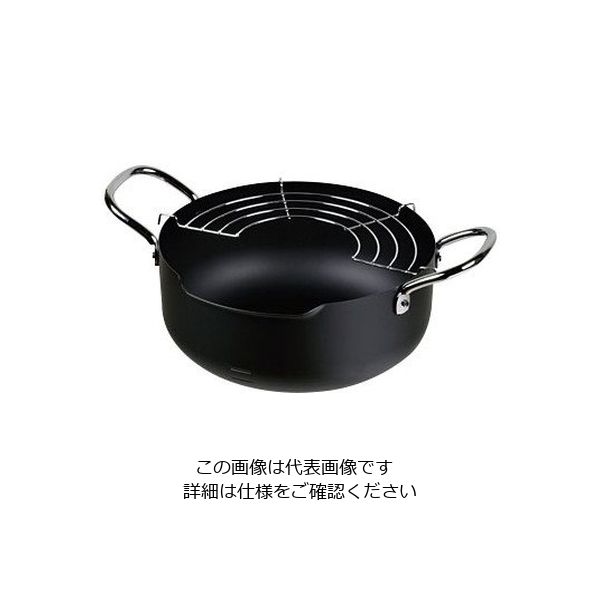 パール金属 メイドインジャパン 鉄製注ぎやすい天ぷら鍋 22cm HB-1891 1個 63-2759-12（直送品）