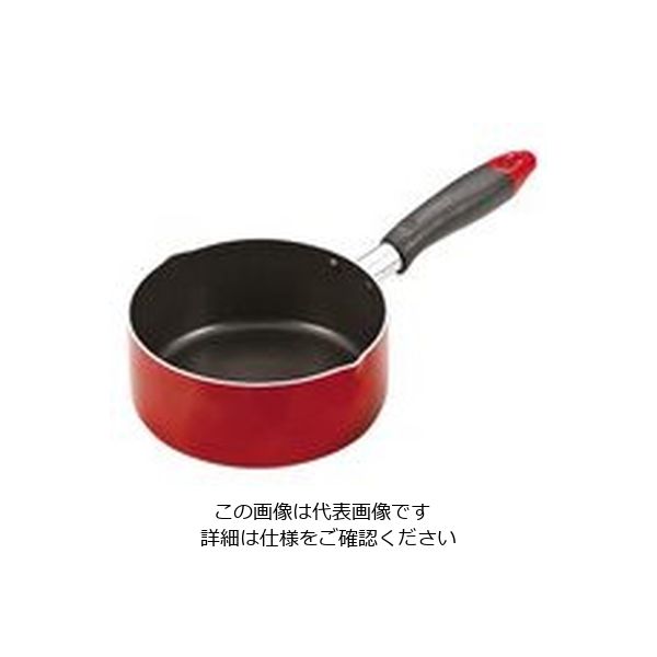パール金属 コンパクト ふっ素加工IH対応両口付鍋 16cm HB-2181 1個 63-2760-29（直送品）